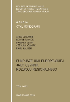 Fundusze Unii Europejskiej jako czynnik rozwoju regionalnego