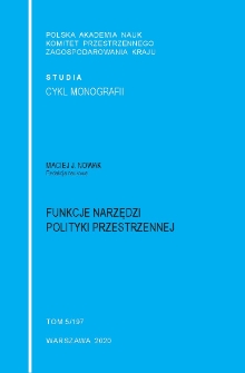 Funkcje narzędzi polityki przestrzennej