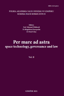 Per mare ad astra. Space technology, governance and law. Vol. II