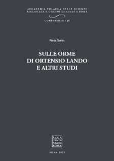 Sulle orme di Ortensio Lando e altri studi